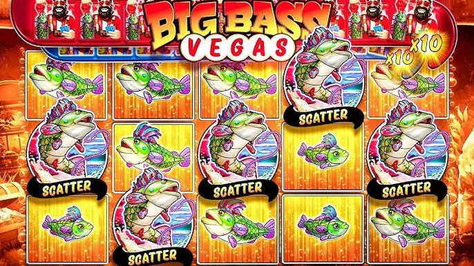 Big Bass Vegas Double Down Deluxe Slot Big Bass Vegas con simboli pesce persico e scatter bonus